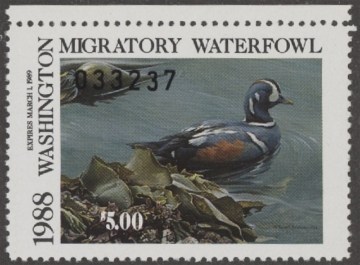 Scan of 1988 Washington Duck Stamp MNH VF