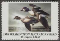 Scan of 1998 Washington Duck Stamp MNH VF