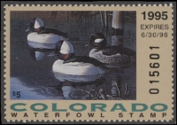 Scan of 1995 Colorado Duck Stamp MNH VF