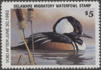 Scan of 1991 Delaware Duck Stamp MNH VF