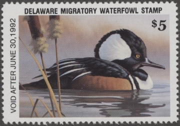 Scan of 1991 Delaware Duck Stamp MNH VF