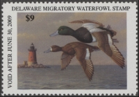 Scan of 2008 Delaware Duck Stamp MNH VF