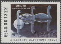 Scan of 1990 Idaho Duck Stamp MNH VF
