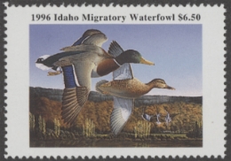 Scan of 1996 Idaho Duck Stamp