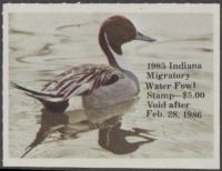 Scan of 1985 Indiana Duck Stamp MNH VF