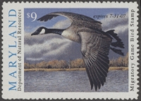 Scan of 2006 Maryland Duck Stamp MNH VF