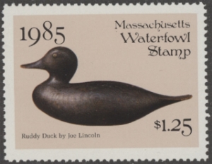 Scan of MA12 1985 State Duck Stamp