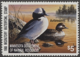 Scan of 1988 Minnesota Duck Stamp Used VF