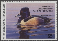 Scan of 1994 Minnesota Duck Stamp MNH VF