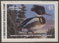 Scan of 2000 Minnesota Duck Stamp MNH VF