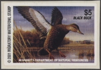 Scan of 2001 Minnesota Duck Stamp MNH VF
