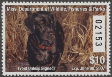 Scan of 2006 Mississippi Duck Stamp MNH VF