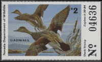 Scan of 1983 Nevada Duck Stamp MNH VF