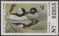 Scan of 1987 Nevada Duck Stamp MNH VF