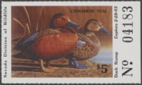 Scan of 2002 Nevada Duck Stamp MNH VF