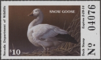 Scan of 2013 Nevada Duck Stamp MNH VF