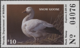 Scan of 2013 Nevada Duck Stamp MNH VF