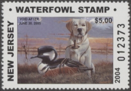 Scan of 2004 New Jersey Duck Stamp MNH VF