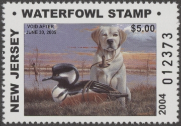 Scan of 2004 New Jersey Duck Stamp MNH VF