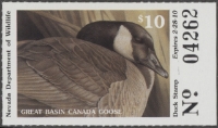Scan of 2009 Nevada Duck Stamp MNH VF