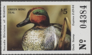 Scan of 2003 Nevada Duck Stamp MNH VF
