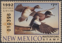 Scan of 1992 New Mexico Duck Stamp MNH VF