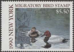 Scan of 1990 New York Duck Stamp MNH VF