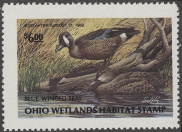 Scan of 1987 Ohio Duck Stamp MNH VF