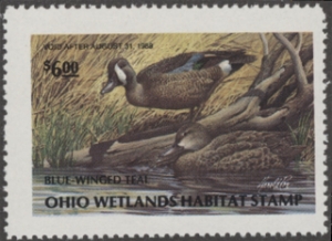 Scan of 1987 Ohio Duck Stamp