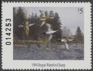 Picture of 1994 Oregon Duck Stamp MNH VF