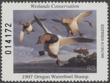 Picture of 1997 Oregon Duck Stamp MNH VF