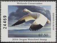 Scan of 2004 Oregon Duck Stamp MNH VF