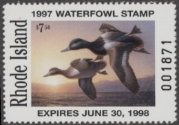 Scan of 1997 Rhode Island Duck Stamp MNH VF