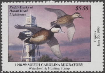 Scan of 1998 South Carolina Duck Stamp MNH VF