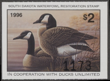 Picture of 1996 South Dakota Duck Stamp MNH VF