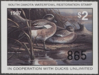 Scan of 1997 South Dakota Duck Stamp MNH VF