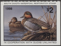 Scan of 1998 South Dakota Duck Stamp MNH VF