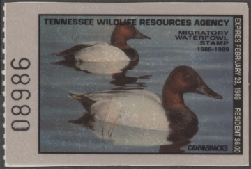 Scan of 1988 Tennessee Duck Stamp MNH VF