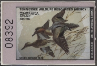 Scan of 1989 Tennessee Duck Stamp MNH VF