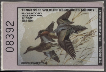 Scan of 1989 Tennessee Duck Stamp MNH VF