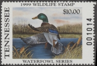 Scan of 1999 Tennessee Duck Stamp MNH VF