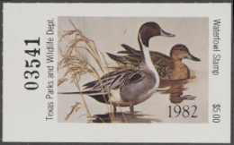 Scan of 1982 Texas Duck Stamp MNH VF