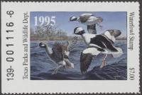 Scan of 1995 Texas Duck Stamp MNH VF