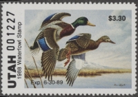 Scan of 1988 Utah Duck Stamp MNH VF