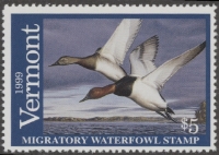 Scan of 1999 Vermont Duck Stamp MNH VF