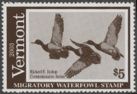 Scan of 2003 Vermont Duck Stamp MNH VF
