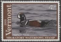 Scan of 2009 Vermont Duck Stamp MNH VF
