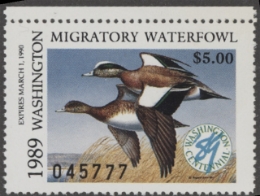 Scan of 1989 Washington Duck Stamp MNH VF