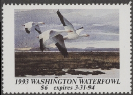 Scan of 1993 Washington Duck Stamp MNH VF