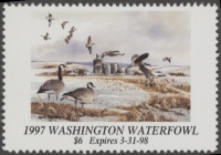 Scan of 1997 Washington Duck Stamp MNH VF